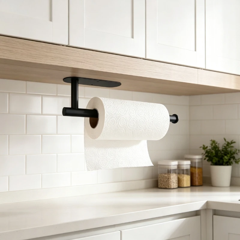حامل مناديل ورقية بدون حفر يثب - مراجعة Commercial Kitchen Wall Shelves وسعره