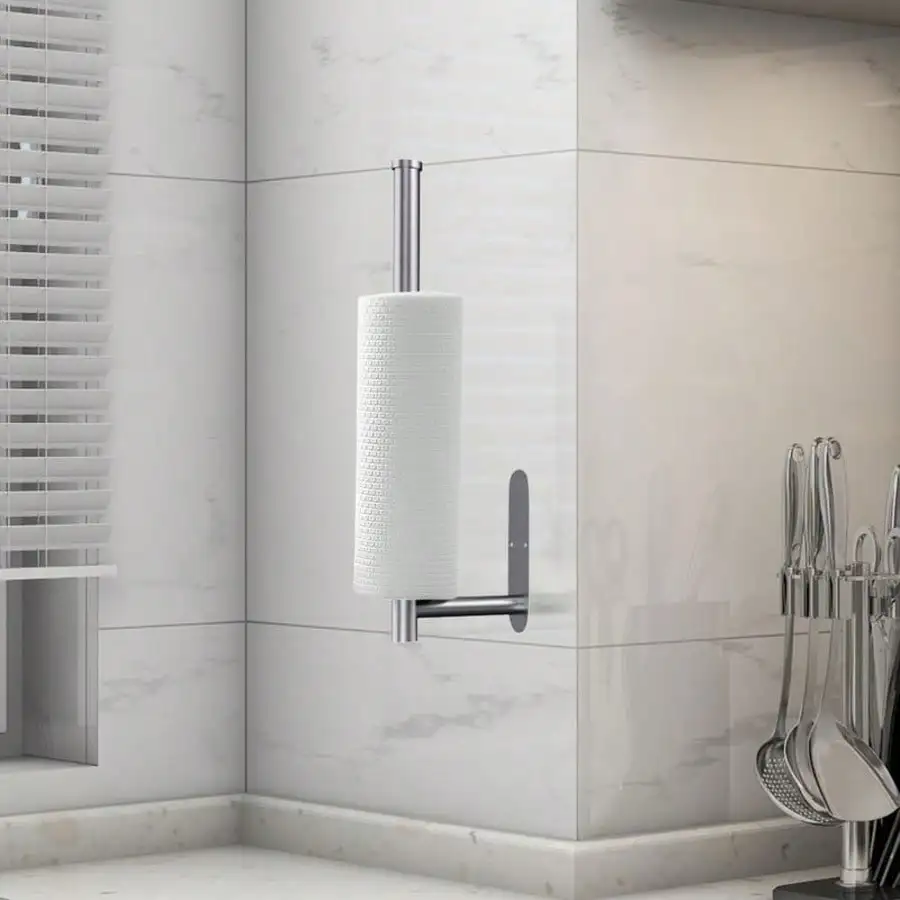حامل مناديل ورقية بدون حفر يثب - مراجعة Commercial Kitchen Wall Shelves وسعره