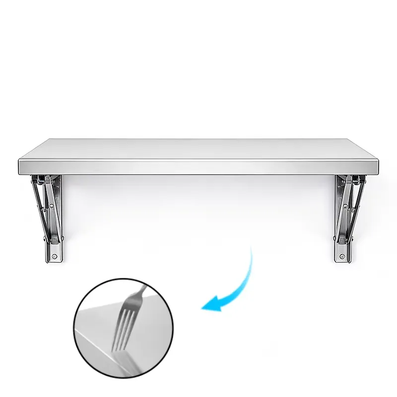 رف معدني قابل للطي من الفولاذ  - مراجعة Commercial Kitchen Wall Shelves وسعره